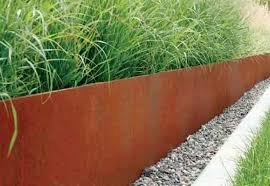 Core Edge Flexible Steel Lawn Edging Corten Lawn Edging Steel Garden Edging Metal Lawn Edging