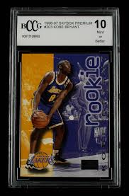 X z 8 r f o s p v z o n m j s o r e d. Kobe Bryant 1996 97 Skybox Premium 203 Bccg 10 Pristine Auction