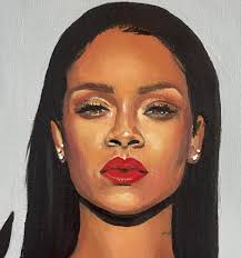 Singer Rihanna with her niece, Majesty.