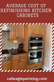 It's far cheaper than a new installation or refacing. Average Cost Of Refinishing Cabinets Refinishing Cabinets Update Kitchen Cabinets Quality Kitchen Cabinets