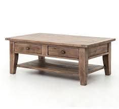 Coastal Solid Wood Coffee Table With Drawers Coffee Table Wood Reclaimed Wood Coffee Table Coffee Table