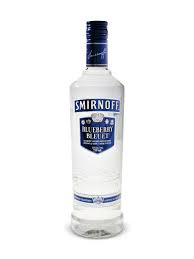 Smirnoff Blueberry Flavoured Vodka Flavored Vodka Vodka Smirnoff