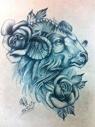 Image Result For Aries Ram And Leo Lion Tattoo Aries Tattoo Ram Tattoo Geometric Tattoo Ram