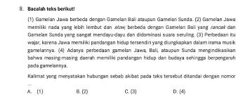 Berikut ini penjelasan secara sinkat kalimat perbandingan dan. Kalimat Yang Menyatakan Hubungan Sebab Akibat Pada Teks Tersebut Ditandai Dengan Nomor Brainly Co Id