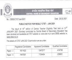 Enter your roll number and then click on submit. Ctet Result 2021 Cbse Has Announced Ctet Result 2021 On Ctet Nic In