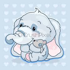 Check spelling or type a new query. Cute Elephant Kawaii Cartoon Vector Character Adorable And Funny Animal Stock Vector Crushpixel