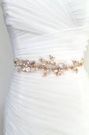 Gold Or Silver Floral Leaf Vine Wedding Dress Belt Crystal Etsy Wedding Dress Belt Wedding Belts Wedding Sash Belt
