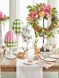 Paint My Bunny S Gold Spring Easter Decor Easter Diy Easter Table Decorations