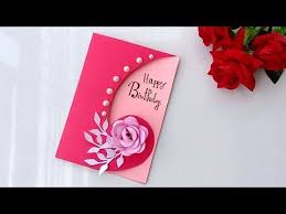 Follow this channel to find. Beautiful Handmade Birthday Card Birthday Card Idea Youtube Happy Birthday Cards Handmade Handmade Birthday Cards Greeting Cards Handmade Birthday