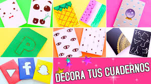 Personalizar y decorar tus cuadernos además de ser muy entretenido es una de las manualidades con papel mas sencillas de realizar. Diy 14 Ideas Para Decorar Tus Cuadernos Nancy Loaiza Youtube