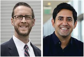 Commissioners Neil Makhija, Jamila Winderm and Tom DiBello celebrated their  first year in office at the State of Montgomery County event Tuesday.