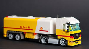 Mercedes Shell Truck By Thomas Selander Lego Cars Lego Truck Lego Wheels