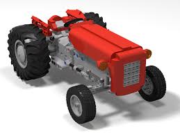 Massey ferguson 35 gas power steering updated: Lego Moc Massey Ferguson 35 By Chichikb Rebrickable Build With Lego