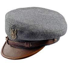 Legion Maciejowka Replica Wool Cloth Leather Bill Jozef Pilsudski Polish Rifleman Historical Cap Collectible Headgear Large Size Gray Brown In 2021 Hats For Men Leather Black Visor