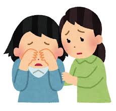 友達を慰めている人のイラスト | かわいいフリー素材集 いらすとや