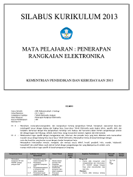 Dec 01, 2019 · pedoman guru penerapan rangkaian elektronika instrumentasi medik kelas xi 1 desember 2019 3 november 2020 ajat buku pedoman guru berisi rencana kerja guru yang bersangkutan dalam setahun tersebut. Silabus Penerapan Rangkaian Elektronika