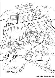 Keep a cat and pumpkin company on a magical night. Toy Story 3 Coloring Picture