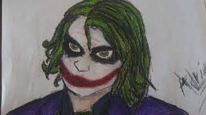 Dark Knight Joker Drawing By Adrian Ortiz Negron | Fine Art America