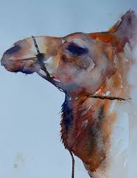 Pin By Sharon Petersen On Watercolour Animal And Bird Paintings Camels Art Watercolor Animals Art