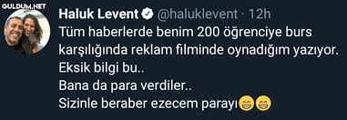 Dilediğiniz haluk levent reklam videosunu alışveriş rehberinde izleyebilirsiniz. Haluk Levent O Haluklevent 12h Tum Haberlerde Benim 200 Ogrenciye Burs Karsiliginda Reklam Filminde Oynadigim Yaziyor Eksik Guldum Net Caps Arama Motoru