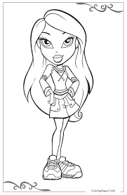 Bratz Online Coloring For Kids Princess Coloring Pages Coloring Pages Cartoon Coloring Pages