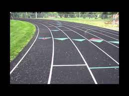 An acceleration zone may be used in relay races where the incomingcompetitor is running legs of 200 meters (220 yards) or less in the assigned lane.when this is permitted, competitors electing to use this option shall be positionedentirely within the limits of the acceleration and exchange zones. Track Markings Youtube