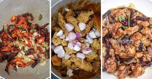 1 sudu kecil udang kering. Ayam Masak Cili Kering Stail Cina Muslim Resipi Lengkap Rasa Masam Manis Pedas Ringkas Mudah Sedap Keluarga