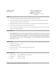 Java Developer Resume 1