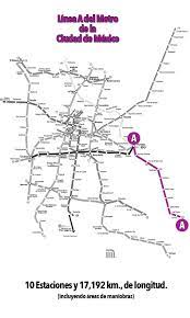 The logo of the station depicts a silhouette of saint martha with a pitcher in her hands. Linea A Del Metro De La Ciudad De Mexico Mexico Real