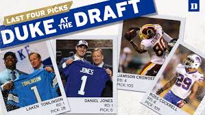 The nfl's never seen anything like this before so nobody really knows how it's going to play out, said umenyiora. Duke At The Nfl Draft Duke University