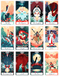 Yoshi Yoshitani Tarot Cards Art Card Illustration Tarot Art