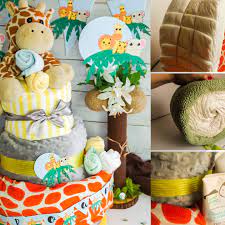 Jungle Theme Baby Shower Cake