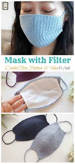 Each is simple, easy to follow, and suitable for those who are new to sewing. 10 Face Mask Crochet Free Patterns Diy How To