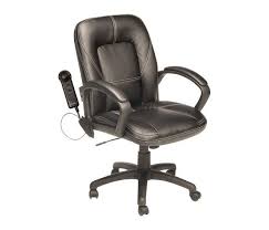 Comfort Products Inc Relaxzen Mid Back Massage Chair Black Larger Front Chair Contemporary Cushions Office Chair