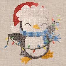 Check out our halloween cross stitch patterns selection for the very best in unique or custom, handmade pieces from our shops. Happy Christmas Cross Stitched Penquin Tea Towel Dishcloths Kitchen Towels Home Living Safarni Org