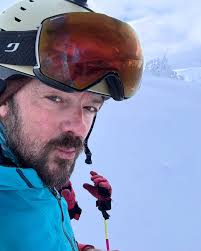 Snapshots from today's go climbing and skiing the north face of a volcano  here in Japan. The body of water