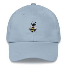 Bee Hat Cute Baseball Hat Bee Embroidered Dad Hat Insect Etsy In 2021 Dad Hats Cute Baseball Hats Hats