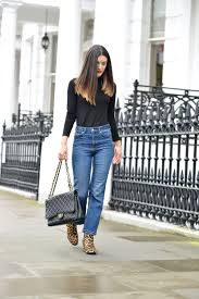 Black Ankle Boots With Blue Jeans Outfit Post 154 A Walk On The Wild Side Blogger Street Style Basic Outfits Outfit Posts