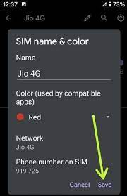 How To Change Sim Name And Color In Android 10 Bestusefultips Dual Sim Phones Sims Phone Apps