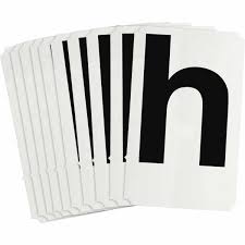 The font matcherator will help you identify what the font is in any image. Brady Part 8265 H 82667 6 Black Lowercase Helvetica Font Quik Align Self Spacing Letters Bradyid Com