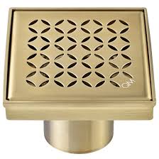 Buy gold shower drain online with fast delivery and free shipping at www.aliexpress.com. Qm Drain Delmar Lotus Center Grid Shower Drain Reviews Wayfair
