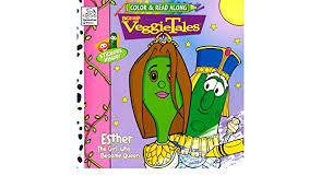 Esther coloring pages free veggietales princess and the popstar. Veggietales Esther The Girl Who Became Queen Color Read Along 0600639804910 Amazon Com Books