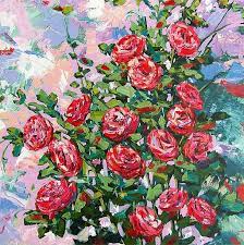 Maxim Grunin Drawing Painting July 2009 Painting Bush Drawing Floral Painting