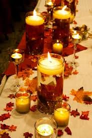 These white centerpieces decorated with matching flowers complement the serene. 27 Romantic Ideas Of Fall Wedding Centerpieces For Your Big Day