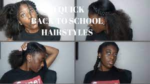 11 Quick Back To School Hairstyles On Blowout Natural Hairstyles Youtube Natural Hair Styles Natural Hair Blowout Hair Styles