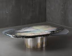 This Collection By Vincenzo De Cotiis Is Renewing Our Love For All Things Iridescent Sight Unseen In 2020 Coffee Table Table Zinc Plating