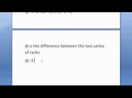 Finding Spearman S Rank Correlation Coefficient Tutorteddy Com Youtube Spearman Homework Help Grad School