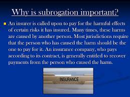 Subrogation is one of the ways that car insurance companies recover money that was paid out in claims to drivers insured by them. Successful Subrogation Ppt Download