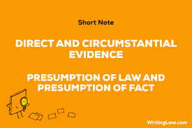 Direct And Circumstantial Evidence Writinglaw Law Notes Evidence Directions
