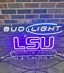 Bud Light Lsu New York Neon Sign Ncaa Sports Neon Light Neon Signs Neon Signs